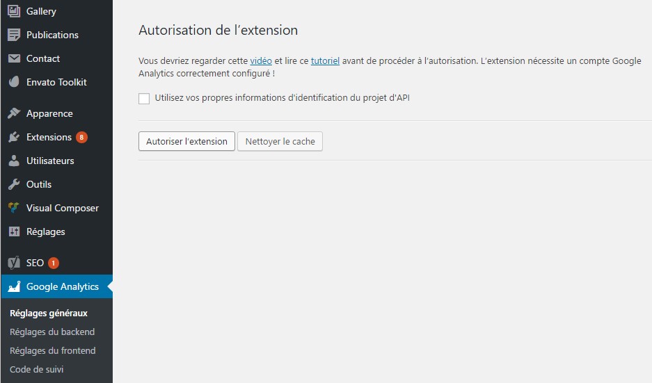 Google Analytics WordPress 5